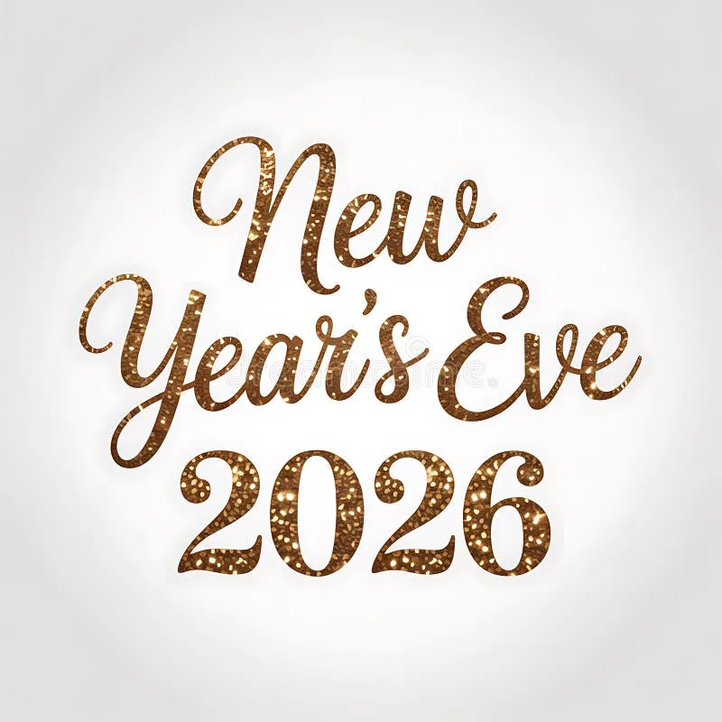 New Year S Eve 2026 Gold Glitter Stock Illustration - Illustration of  background, neutral: 401411952