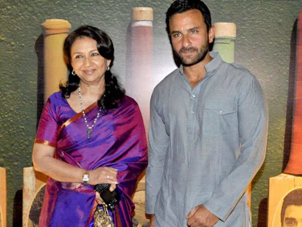 Saif Ali Khan and Sharmila Tagore