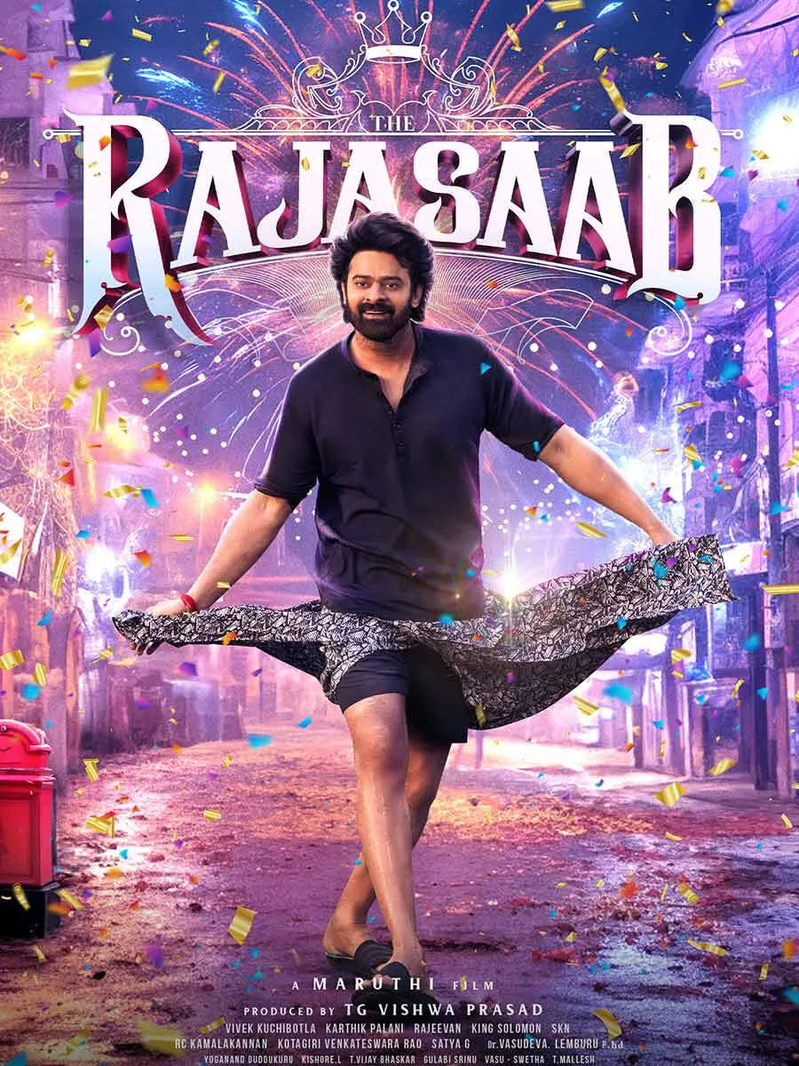 The Raja Saab: Prabhas to star in Maruthi's romantic horror film, first  look poster out | Filmfare.com