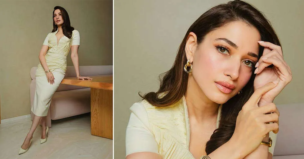 Tamannaah Bhatia Looks Graceful As She Attends The Press Conference of Filmfare  Awards 2025