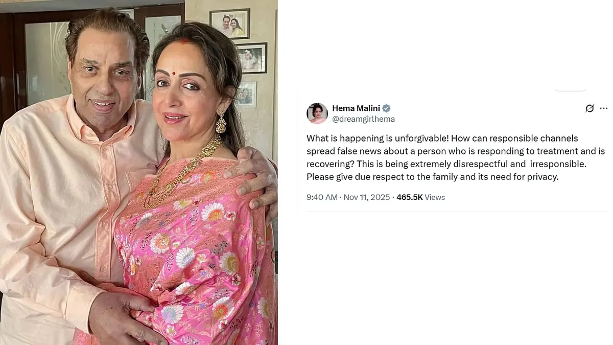 Hema Malini: 'This is extremely irresponsible..'; Hema Malini's Anger on  Dharmendra's Death Rumors, Says...