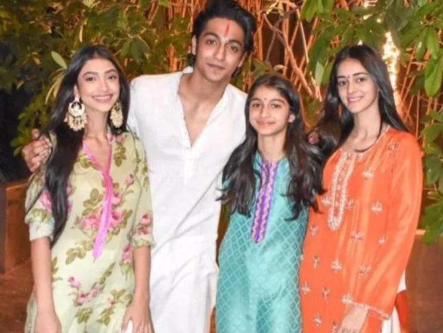 Ananya Panday celebrates Diwali with the 'lights of her life' - Ahaan,  Alanna and Rysa