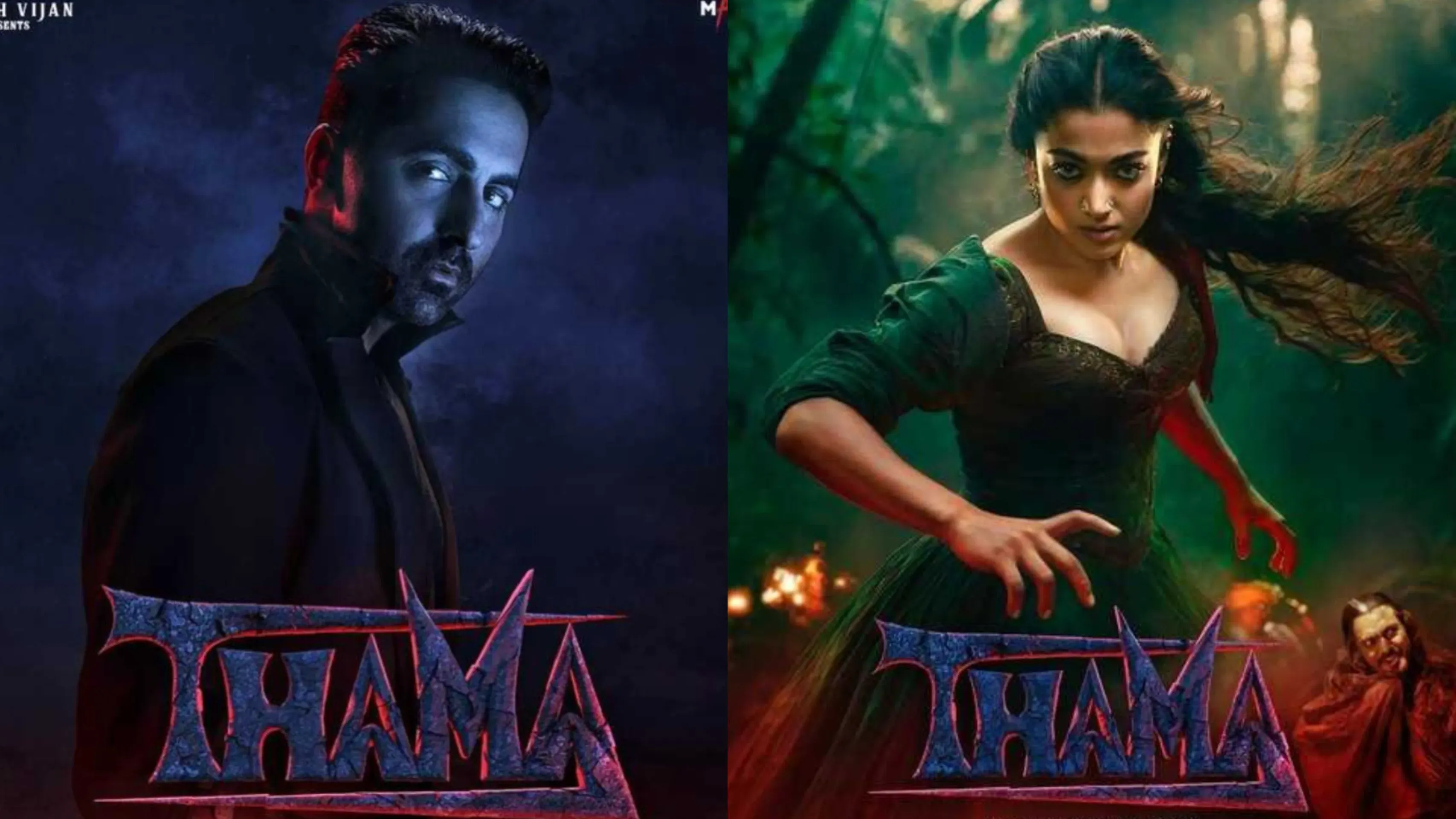 Thama First Look Posters: Ayushmann Khurrana, Rashmika Mandanna Along With  Other Cast Shines | The Filmy Charcha