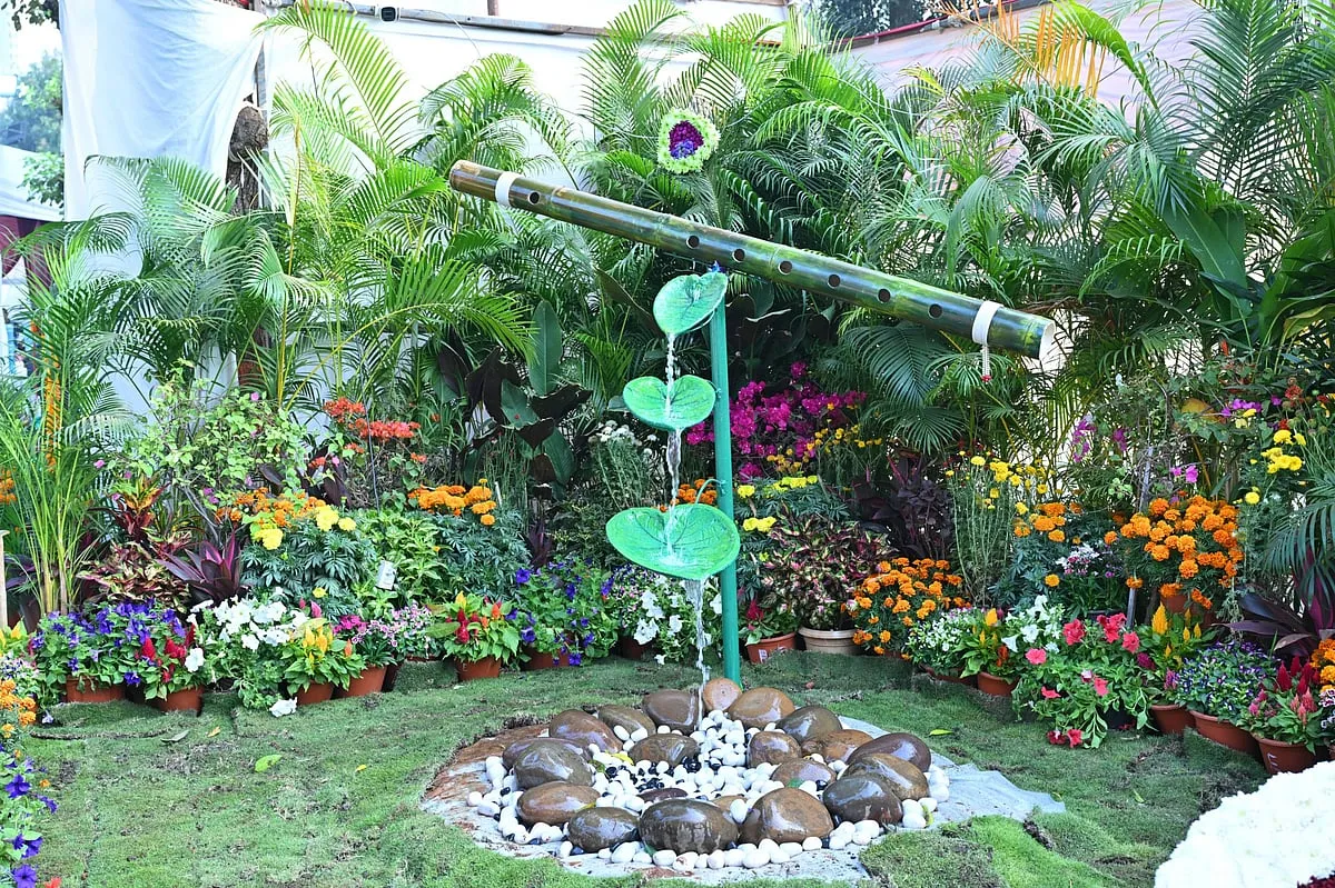 29th Mumbai Flower Festival Begins At Byculla Zoo; Flowers And Fruit Trees  Decorations Displayed On Musical theme