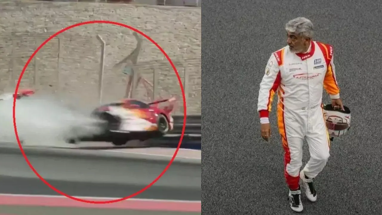 Ajith Kumar Car Accident 