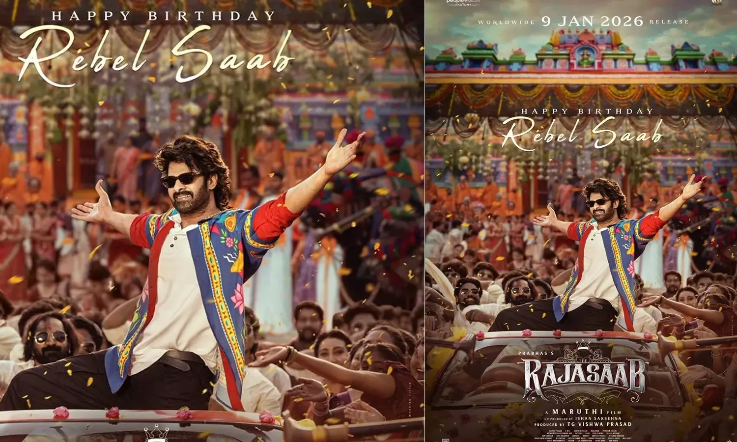 The Raja Saab New Poster Out on Prabhas Birthday