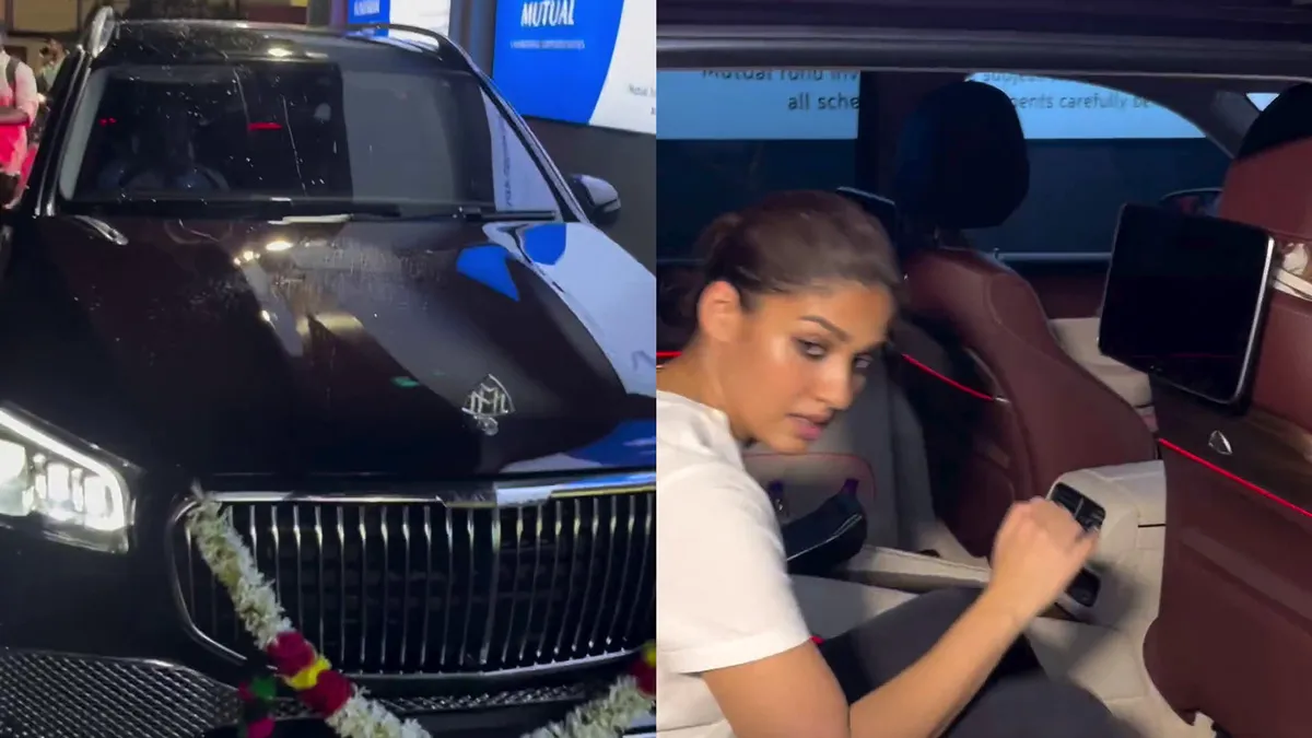 Nayanthara Mercedes-Maybach GLS600 : नयनतारा के पति Vignesh Shivan ने  उन्हें मर्सिडीज मेबैक जीएलएस 600 गिफ्ट की है। - Hindi DriveSpark