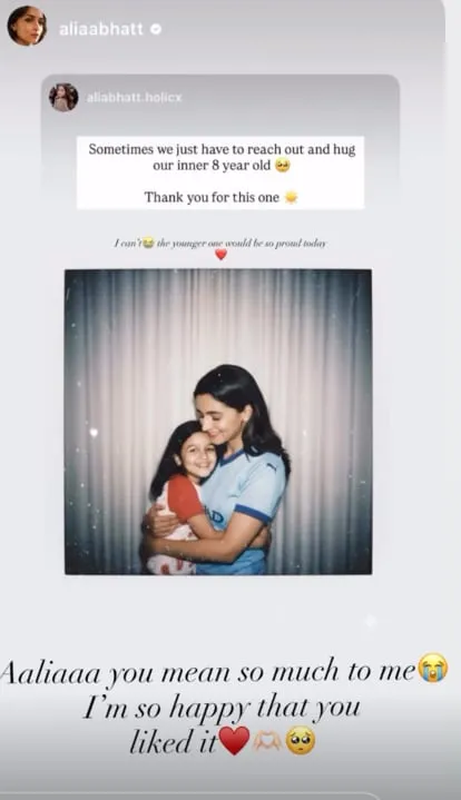 Alia Bhatt reacts to Gemini's AI edit 