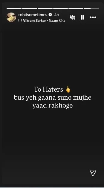 Anurag's manager via Instagram Stories.