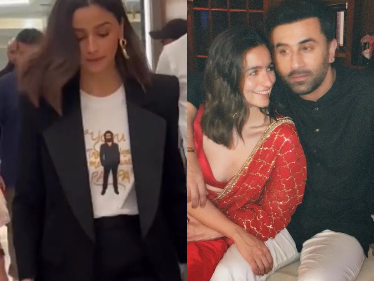 Alia Bhatt Steals the Show at Animal Premiere With Her Ranbir Kapoor Themed  Tee; Video Goes Viral | Movies News - News18