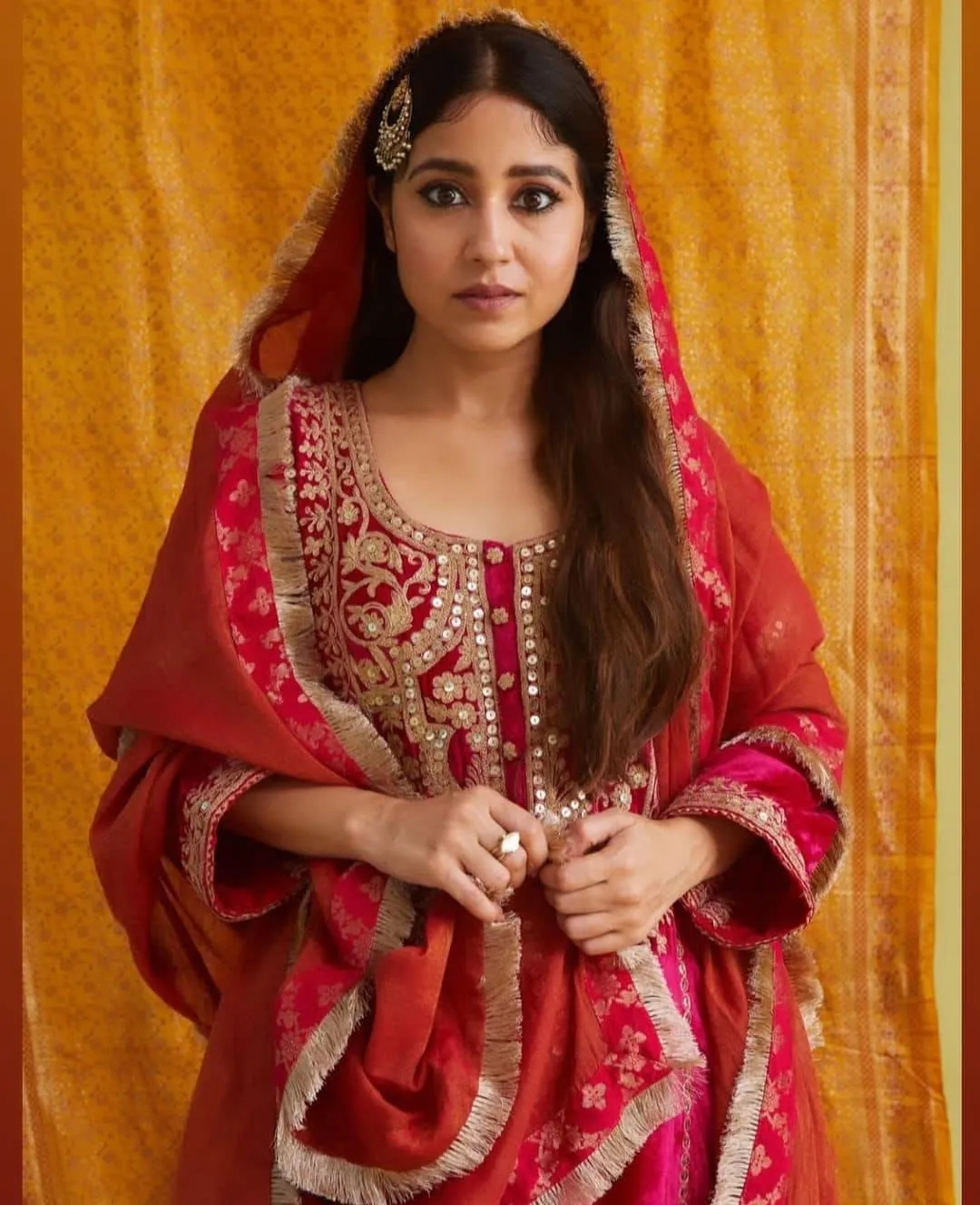 Shweta Tripathi Navratri Pink Fashion