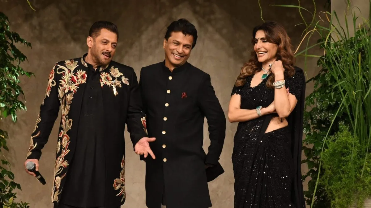 Salman Khan Vikram Phadnis fashion show 2025