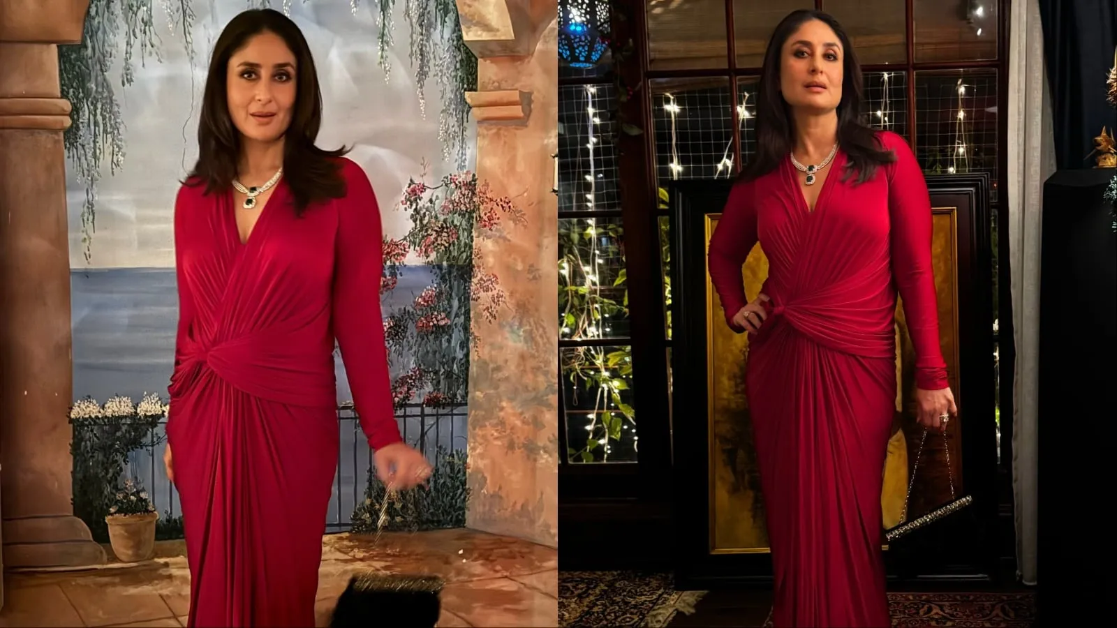 Kareena Kapoor Embraces The Christmas Spirit In A Timeless Red Malini  Ramani Gown | Fashion News - News18