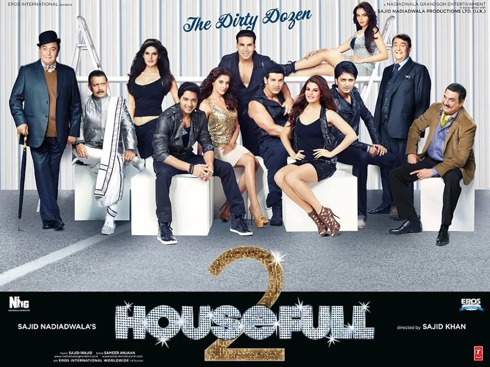 Amazon.com: Housefull 2 : Akshay Kumar, Jacqueline Fernandez, Asin  Thottumkal, John Abraham, Ritesh Deshmukh, Zarine Khan, Shreyas Talpade,  Shazahn Padamsee, Rishi Kapoor, Mithun Chakraborty, Randhir Kapoor, Boman  Irani, Sajid Khan: Movies &