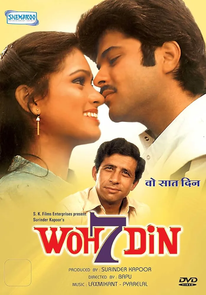Woh 7 Din: Amazon.in: Anil Kapoor, Padmini Kolhapure, Naseeruddin Shah,  Mst. Raju, Bapu, Anil Kapoor, Padmini Kolhapure: सिनेमा और TV शो