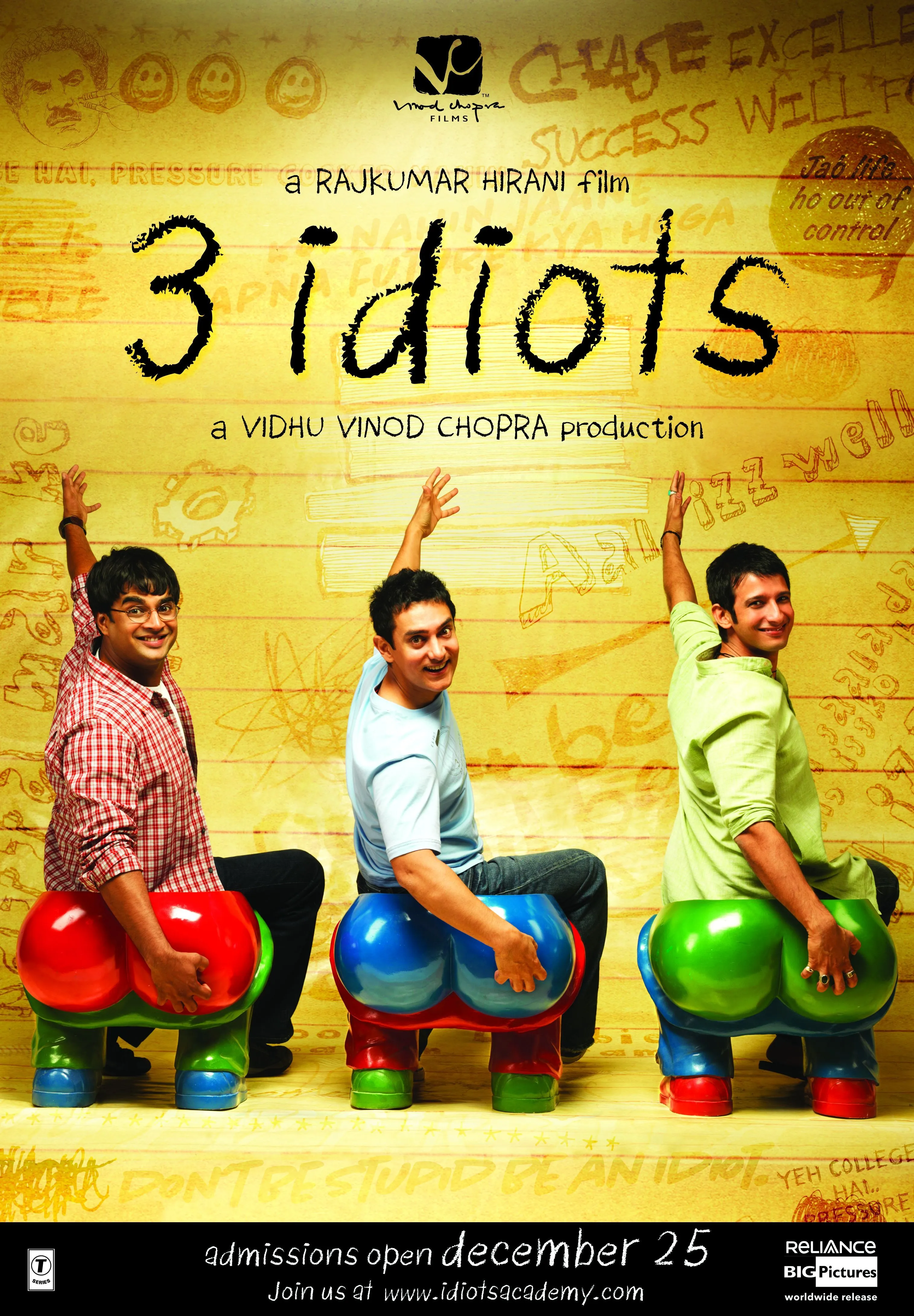 3 Idiots (2009) - IMDb