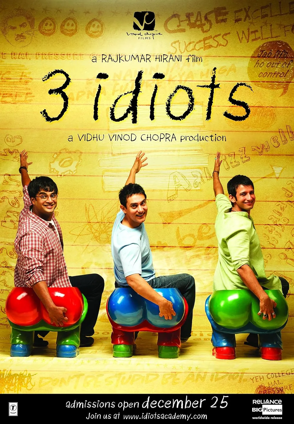 3 Idiots (2009) - IMDb