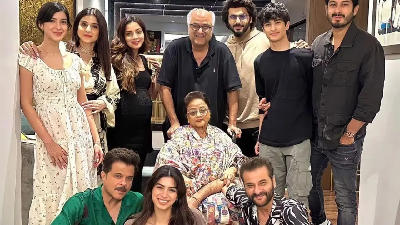 Bollywood Film Families: Anil Kapoor, Sonam Kapoor, Sridevi, Boney Kapoor,  Shanaya Kapoor, Khushi Kapoor to Janhvi Kapoor, the Kapoor khandan continued