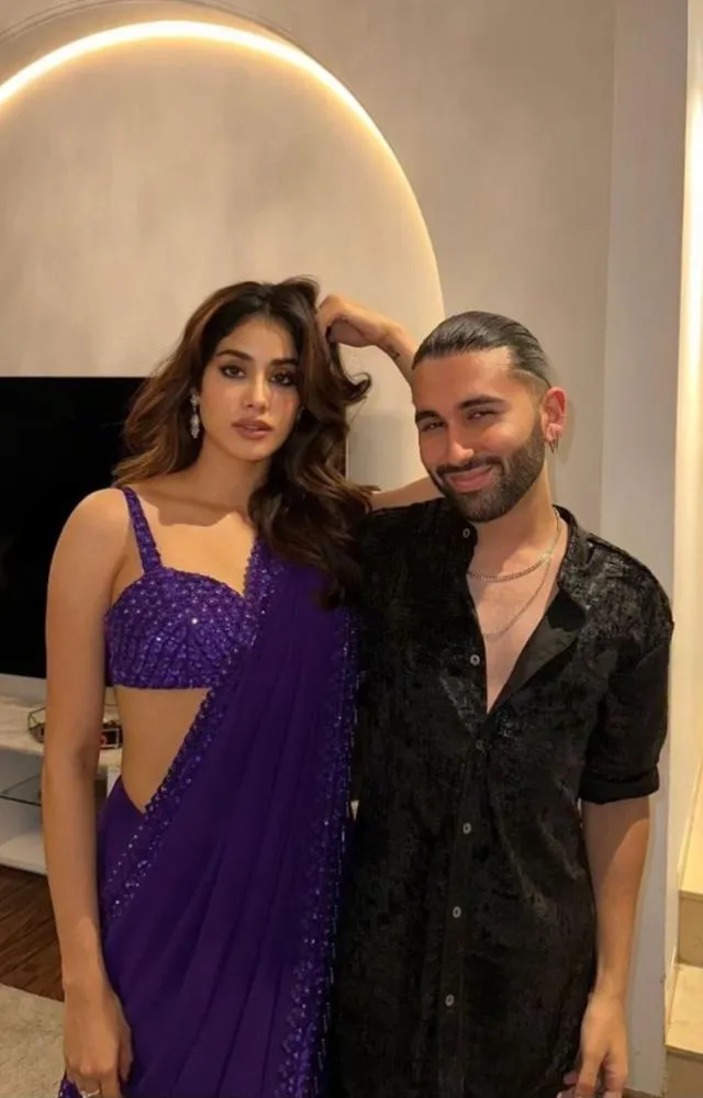 Orry with janhvi kapoor