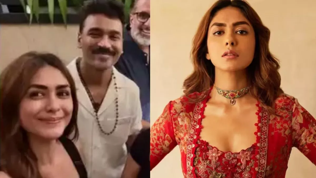 dhanush and mrunal thakur