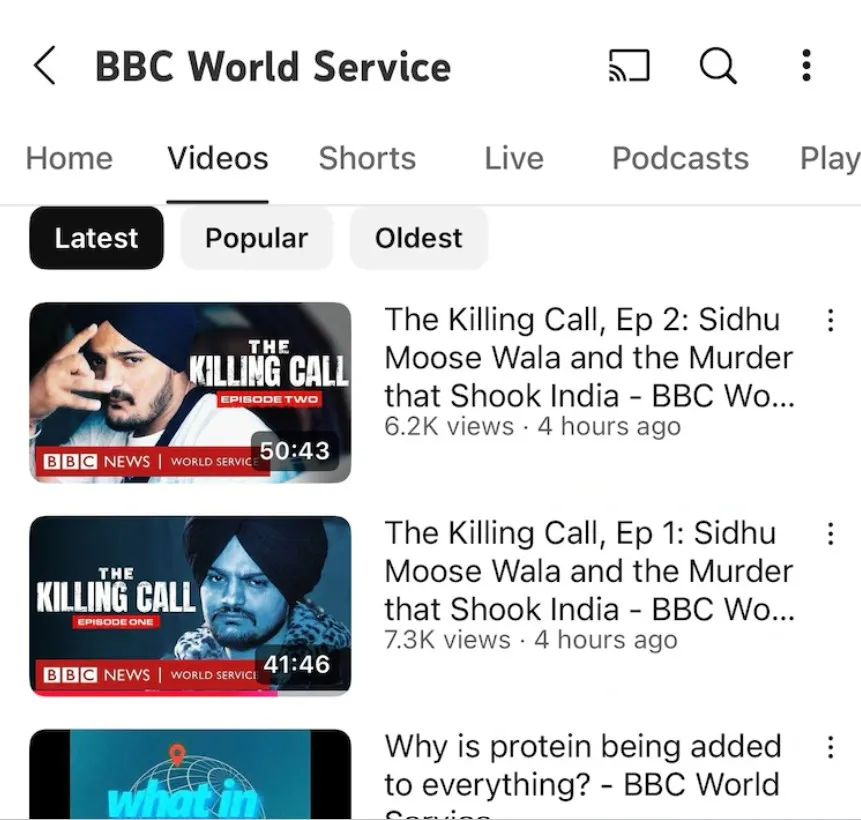 soodhe moosewala documentary