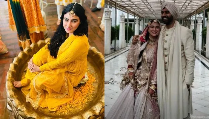 Priya Malik Gets Hitched With Beau, Karan Bakshi, The Bride Stuns In A Baby  Pink Embellished Lehenga