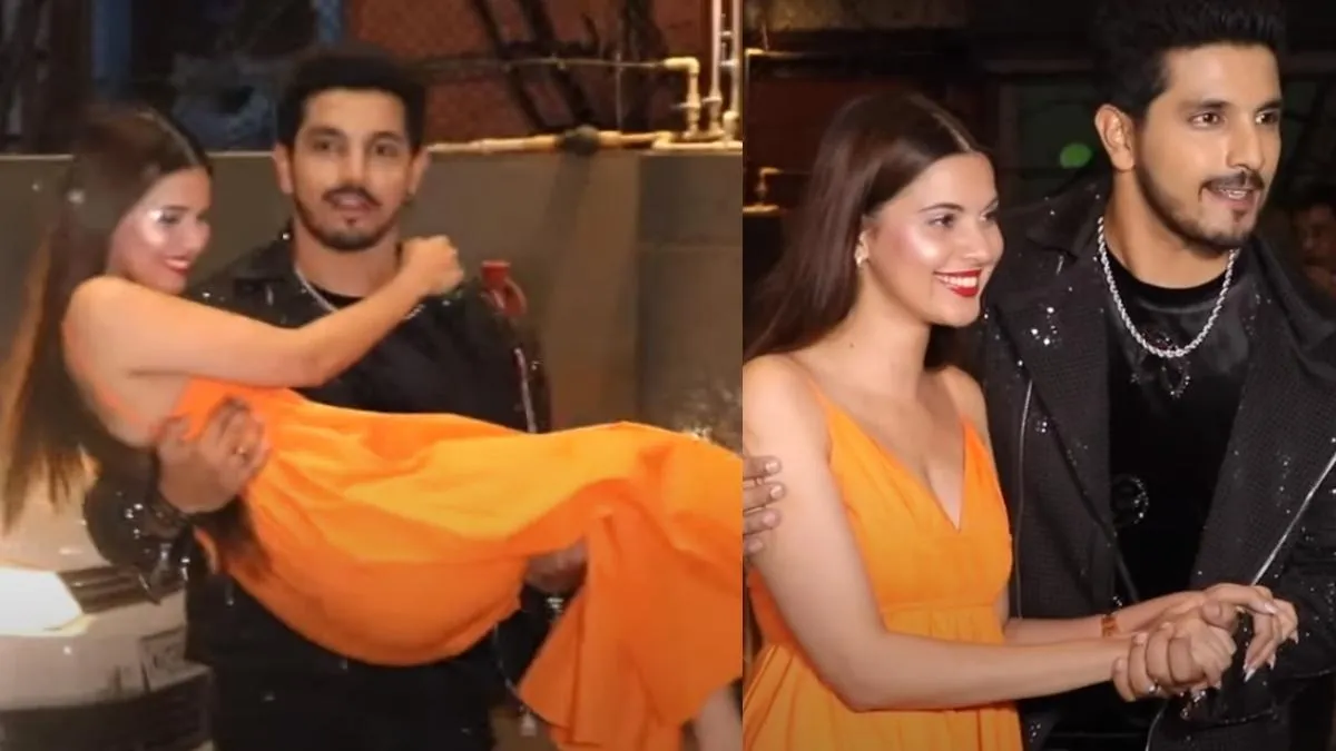 पंड्या स्टोर के एक्टर कंवर ढिल्लों ने घायल गर्लफ्रेंड एलिस कौशिक को गोद में  उठाया, फैन्स बोले 'नजर ना लगे' - इंडिया टुडे