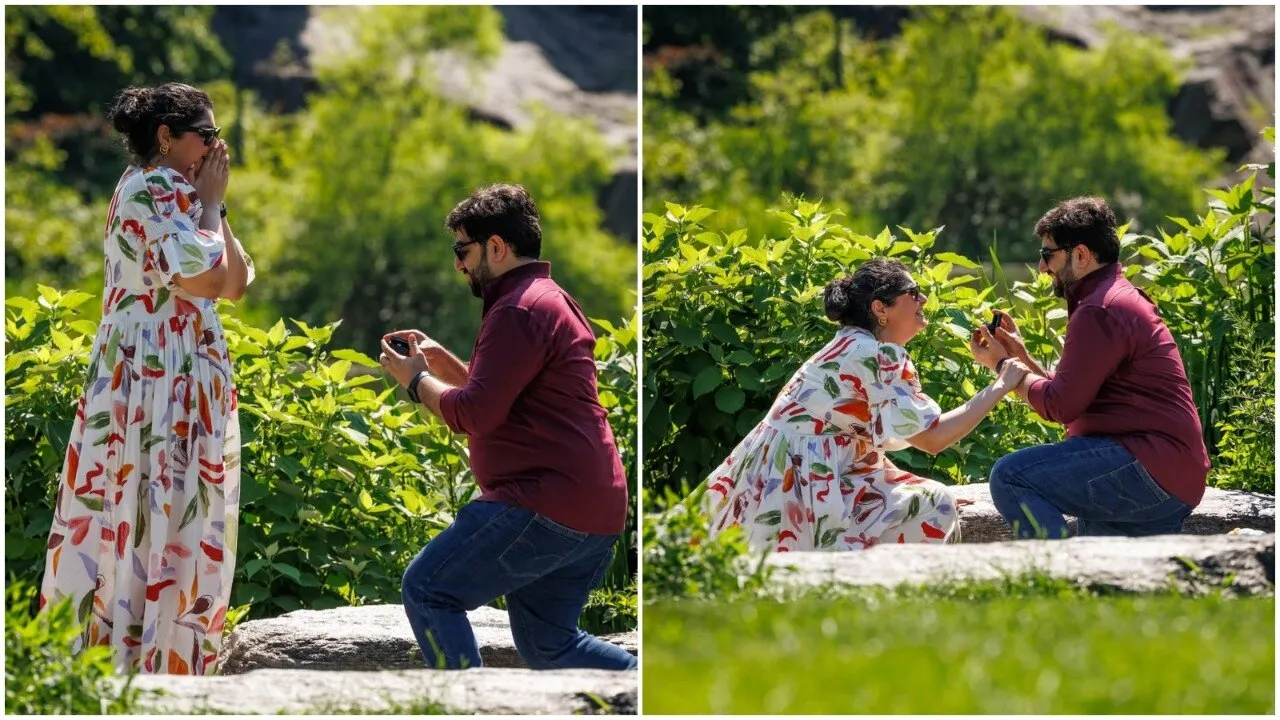 Anshula Kapoor gets engaged Rohan Thakkar, brother Arjun Arjun and sisters  Janhvi, Khushi show love 