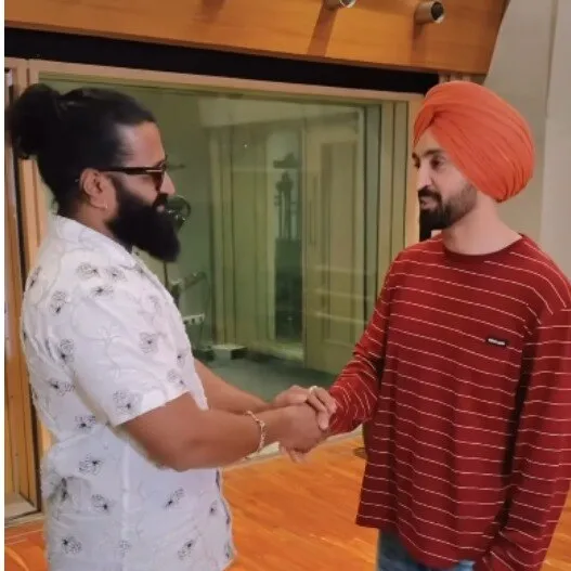 Diljit Dosanjh gets emotional over Kantara 1 song-making, Rishab Shetty  shows love 