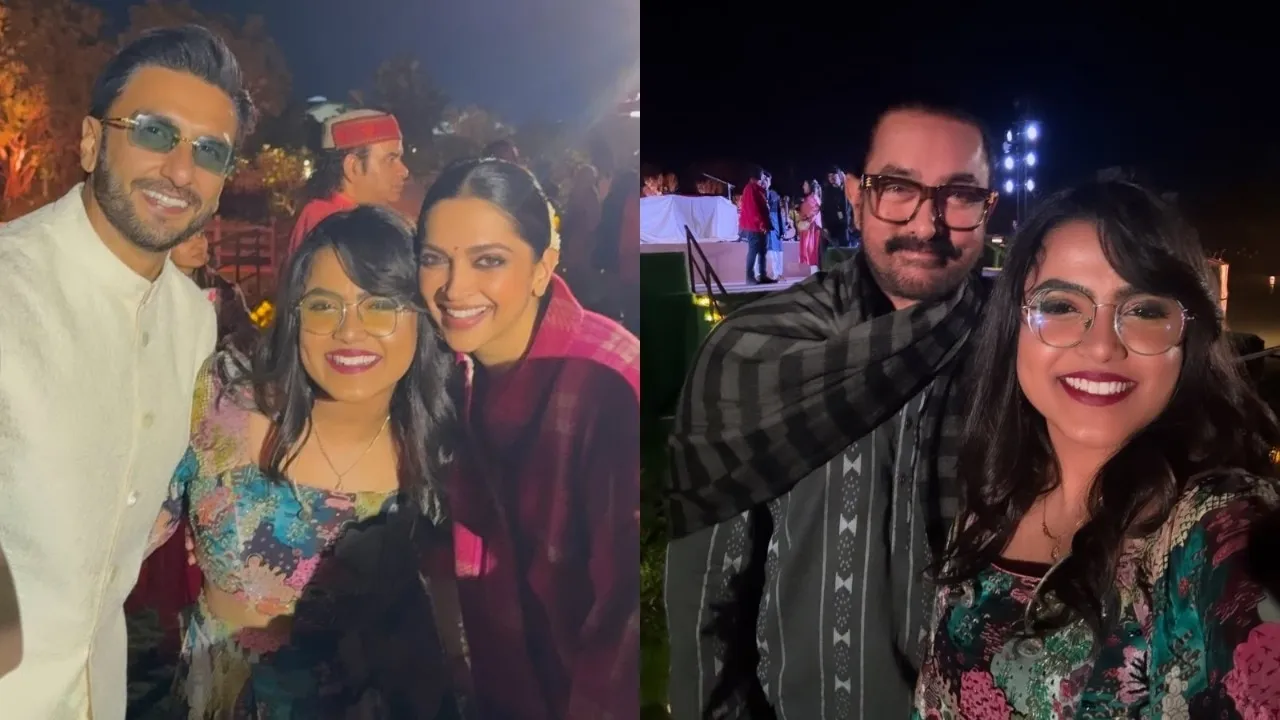 Ranveer Singh Deepika Padukone Aamir Khan enjoy star-studded musical night  in Gujarat - India Today