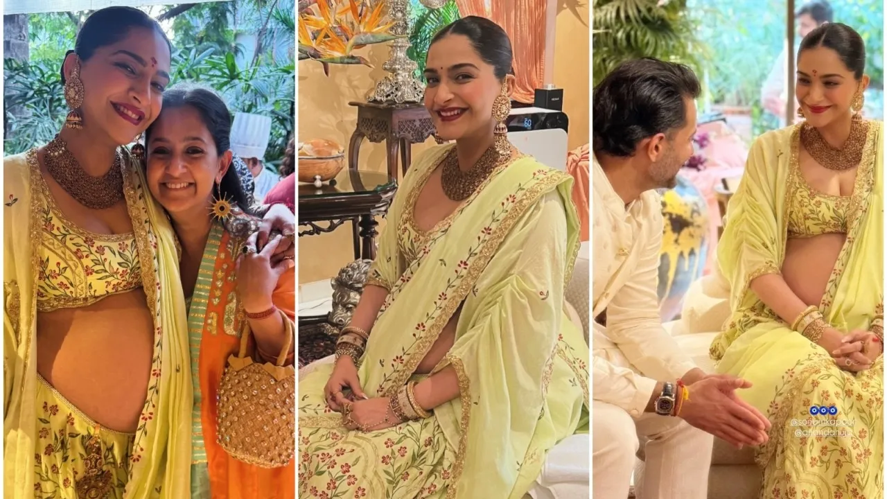 Sonam Kapoor's baby shower look champions effortless Indianwear. Inside  pics - India Today