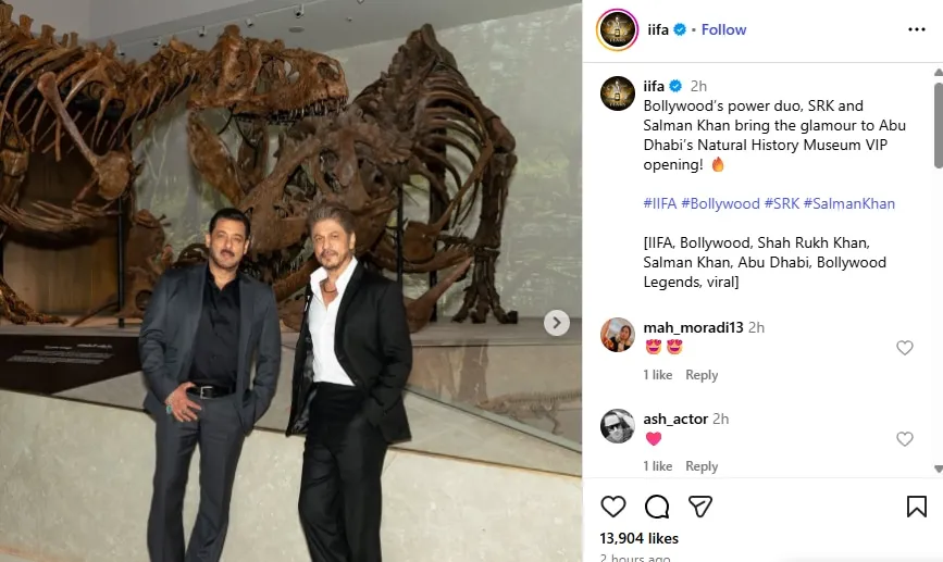 SRK and Salman visit Abu Dhabi 