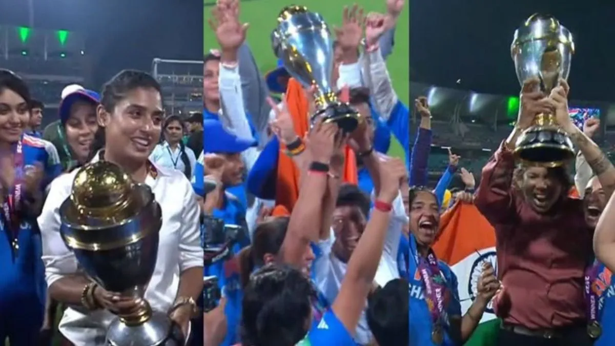 WATCH: Legends Jhulan Goswami, Mithali Raj, Anjum Chopra get emotional  during celebrations as Harmanpreet Kaur's India brings World Cup trophy to  them - SportsTak