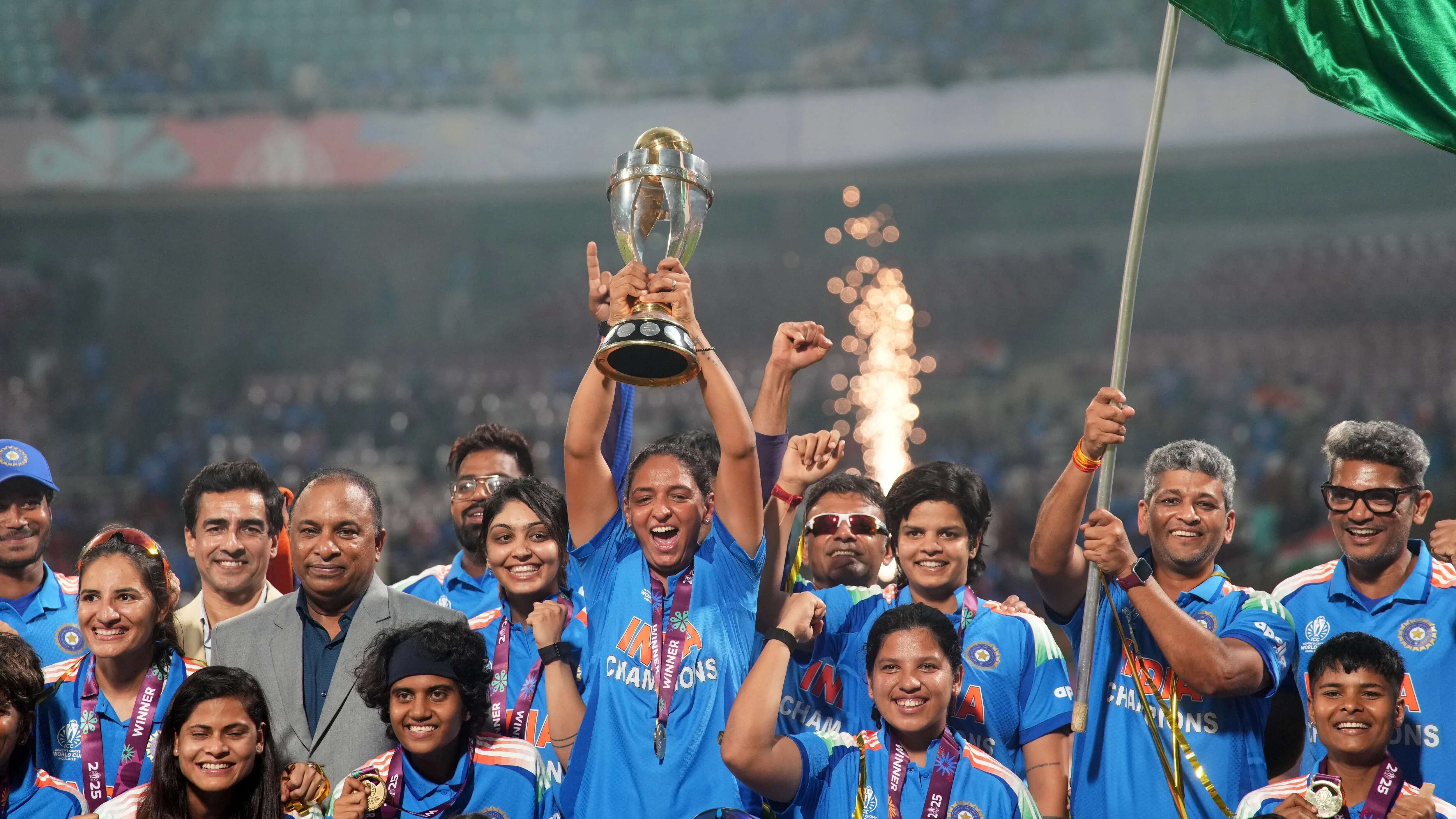 From fireworks to tricolour waves — India glows with pride as women's  cricket team makes history | In pics | Mint