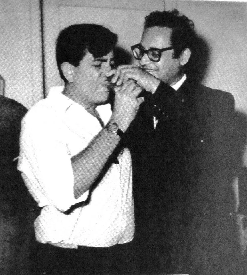 Raj Kapoor and Guru Dutt