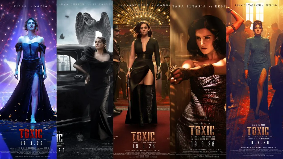 Star cast of The Toxic movie filled with star studded actress. #KiaraAdvani  as NADIA #Nayanthara as GANGA #HumaQureshi as ELIZABETH #TaraSutaria as  REBECCA #RukminiVasanth as MELLISA #ToxicTheMovie @TheNameIsYash  #ToxicOnMARCH19th #Yash