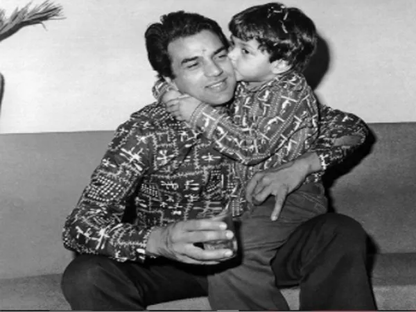 Bobby Deol digs out throwback picture with Dharmendra on his 85th birthday