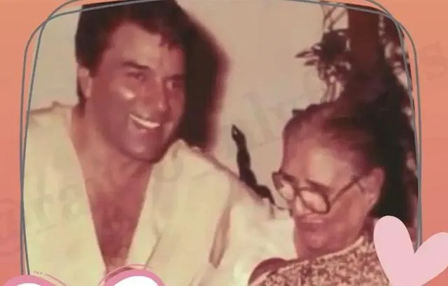 मदर्स डे पर धर्मेंद्र की पुरानी तस्वीर, मां के कंधे पर हाथ रख पोज देते दिखे  एक्टर - dharmendra old photo with mother goes viral on mothers day-mobile