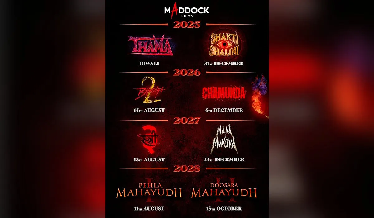Maddock Films announce 'Stree 3', 'Munjya 2', four more horror-comedy movies  in pipeline
