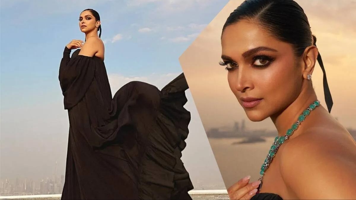 Deepika Padukone black deepneck gown sizzling photoshoot photos go viral on  social media | ब्लैक डीपनेक गाउन में दीपिका पादुकोण ने गिराई हुस्न की  बिजलियां, तस्वीरों ने बनाया फैंस ...
