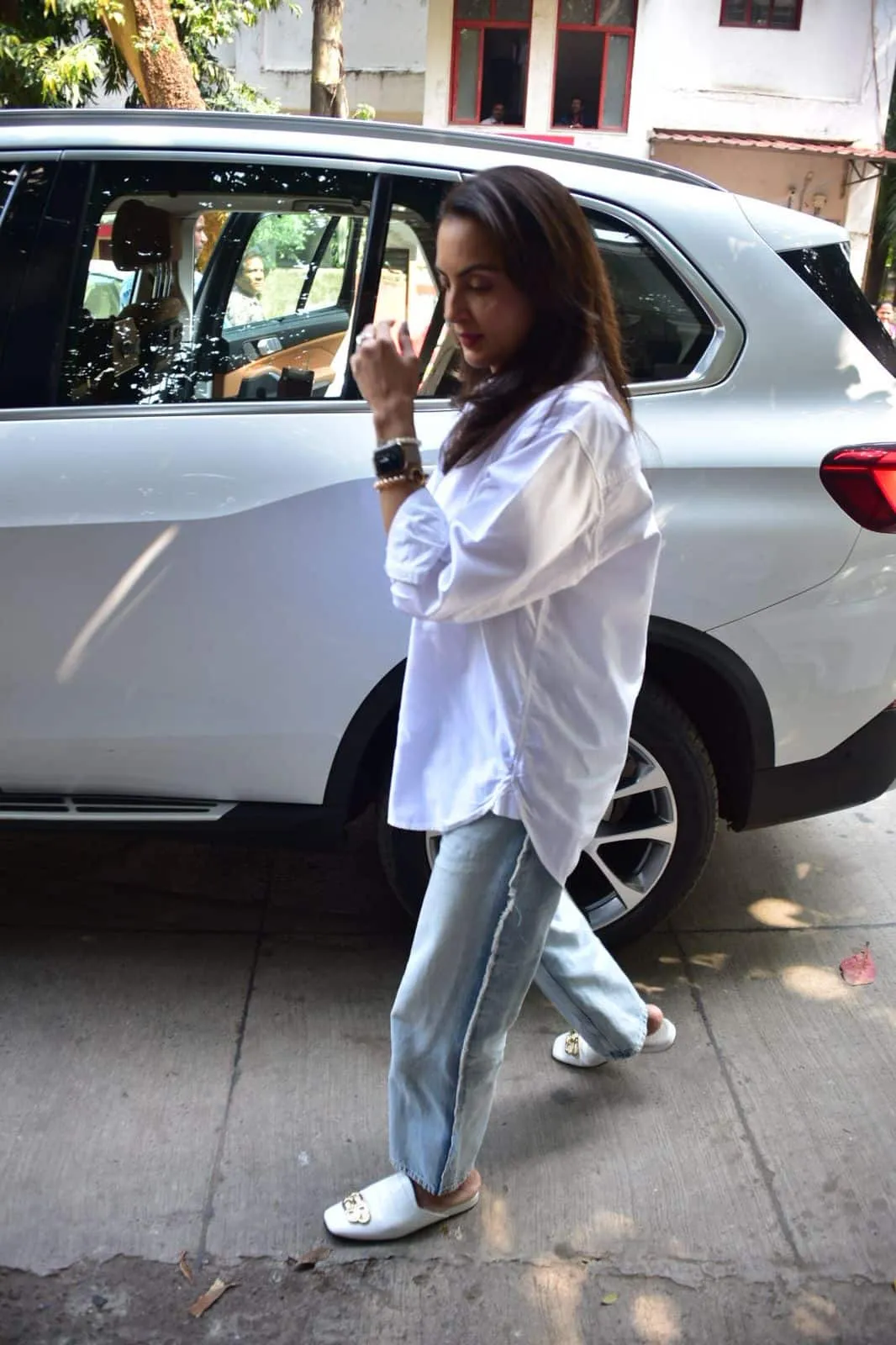 सोहेल खान की एक्स वाइफ सीमा सजदेह को भी संजय खान के घर स्पॉट किया गया.