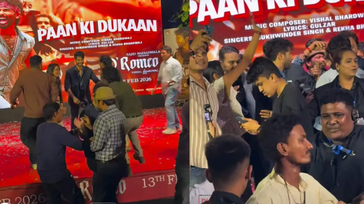 Shahid Kapoor Mobbed By Fans During O Romeo Song Launch, Forced To Step Off  Stage