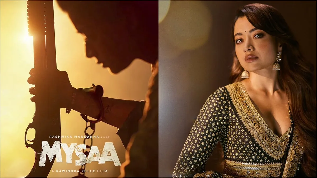 Rashmika Mandanna Treats Fans To Power-Packed Look In New Poster Of Mysaa |  Outlook India