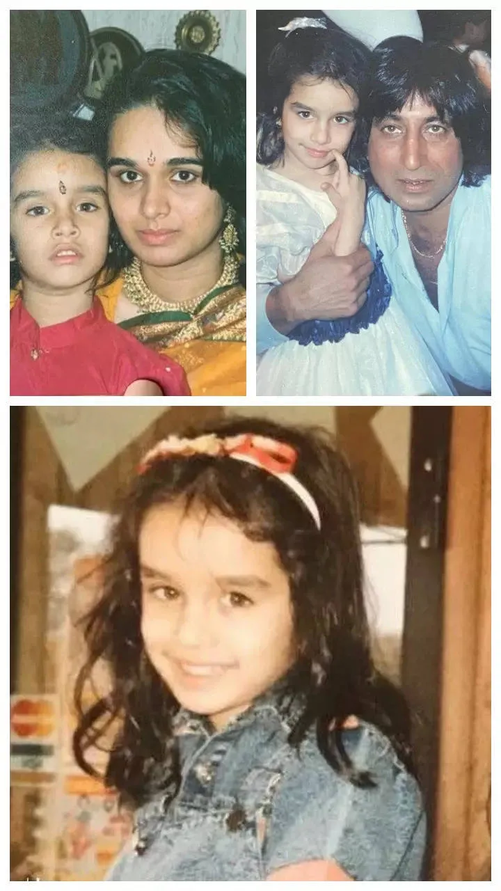 Unseen childhood photos of Shraddha Kapoor you can't miss | Times of India