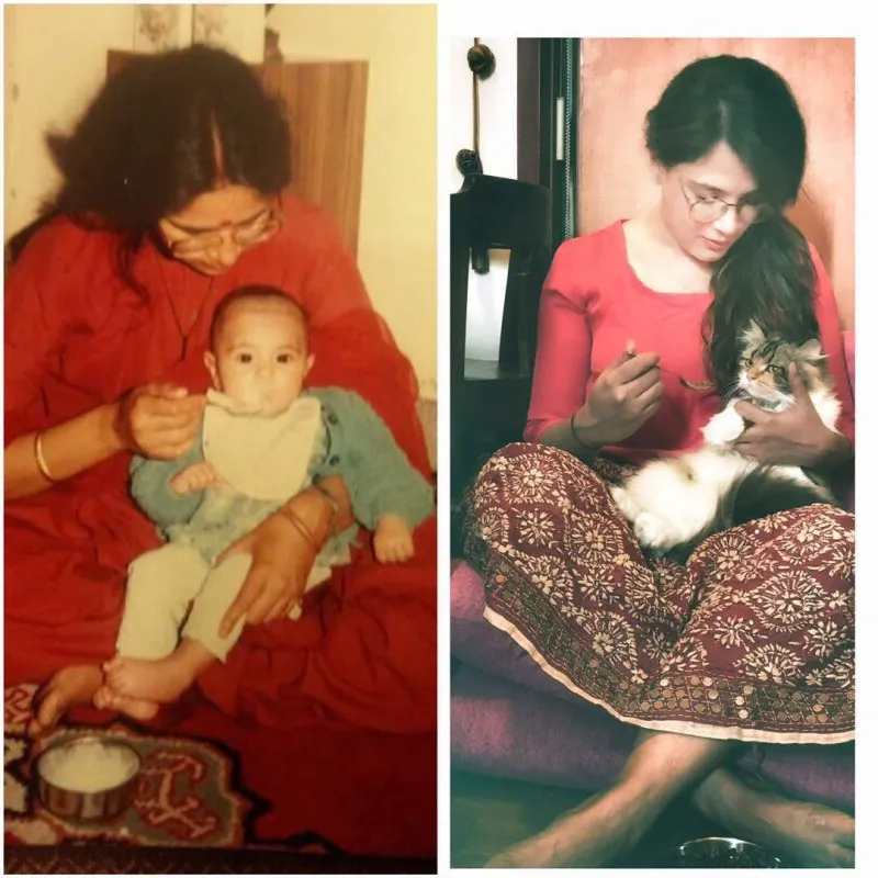 Richa Chadha recreates an image of her mother from her childhood! -Photos,Images,Gallery - 66194
