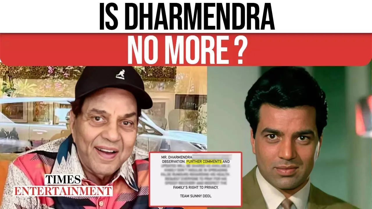 Dharmendra Death Hoax Spreads Online | Family Confirms Actor Is Alive &  Stable