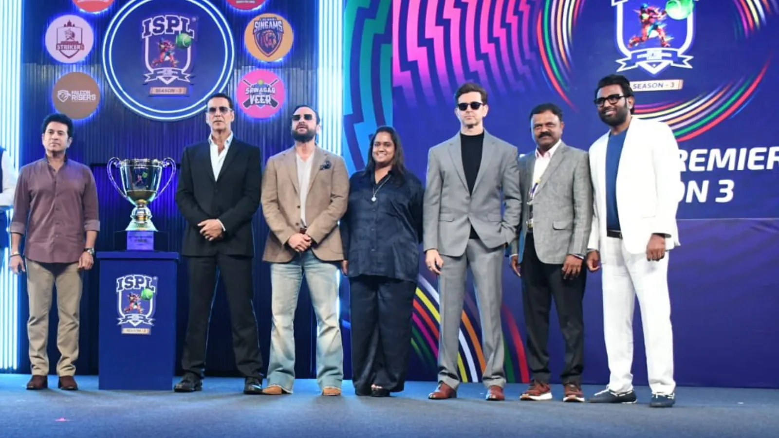 ISPL Auction 2025: Akshay Kumar, Saif Ali Khan, Salman, Hrithik Roshan And  More Stars Arrive In Style | Entertainment - Times Now