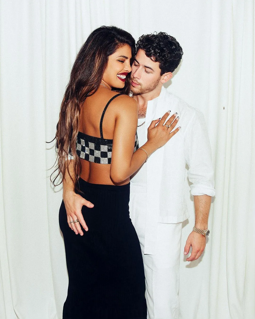 Priyanka Chopra at Nick Jonas concert