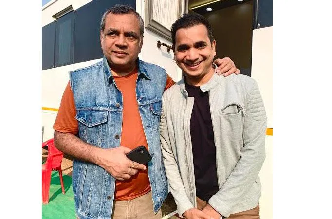 Paresh Rawal and Saanad Verma 