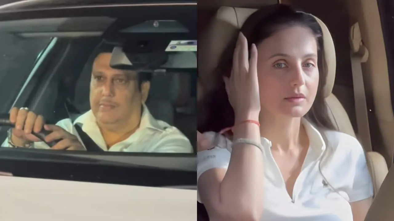 Visibly emotional Govinda and Ameesha Patela 